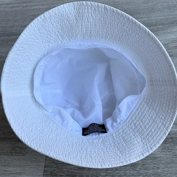 Solbari Bondi Bucket Hat UPF 50+ White with Cinch, Large / XLarge - Picture 5 of 6
